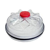 PLASTIC FRUEHAUF HUB OIL CAP 6 HOLES NO PLUG WITH GASKET 4975