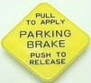REPLACEMENT YELLOW PARKING BRAKE CONTROL KNOB, 298818