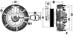 F17-1044-001 HORTON FAN CLUTCH 9910378 9810378