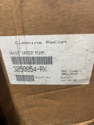 3250854RX Remanufactured Cummins Water Pump