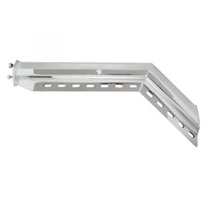 United Pacific® 10643 - 45 Degree Chrome Angled Heavy Duty Mud Flap Hanger