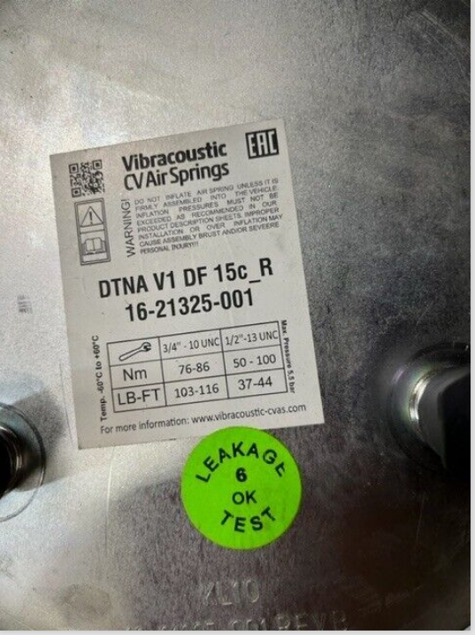 16-21325-001, FREIGHTLINER SUSPENSION AIR RIDE