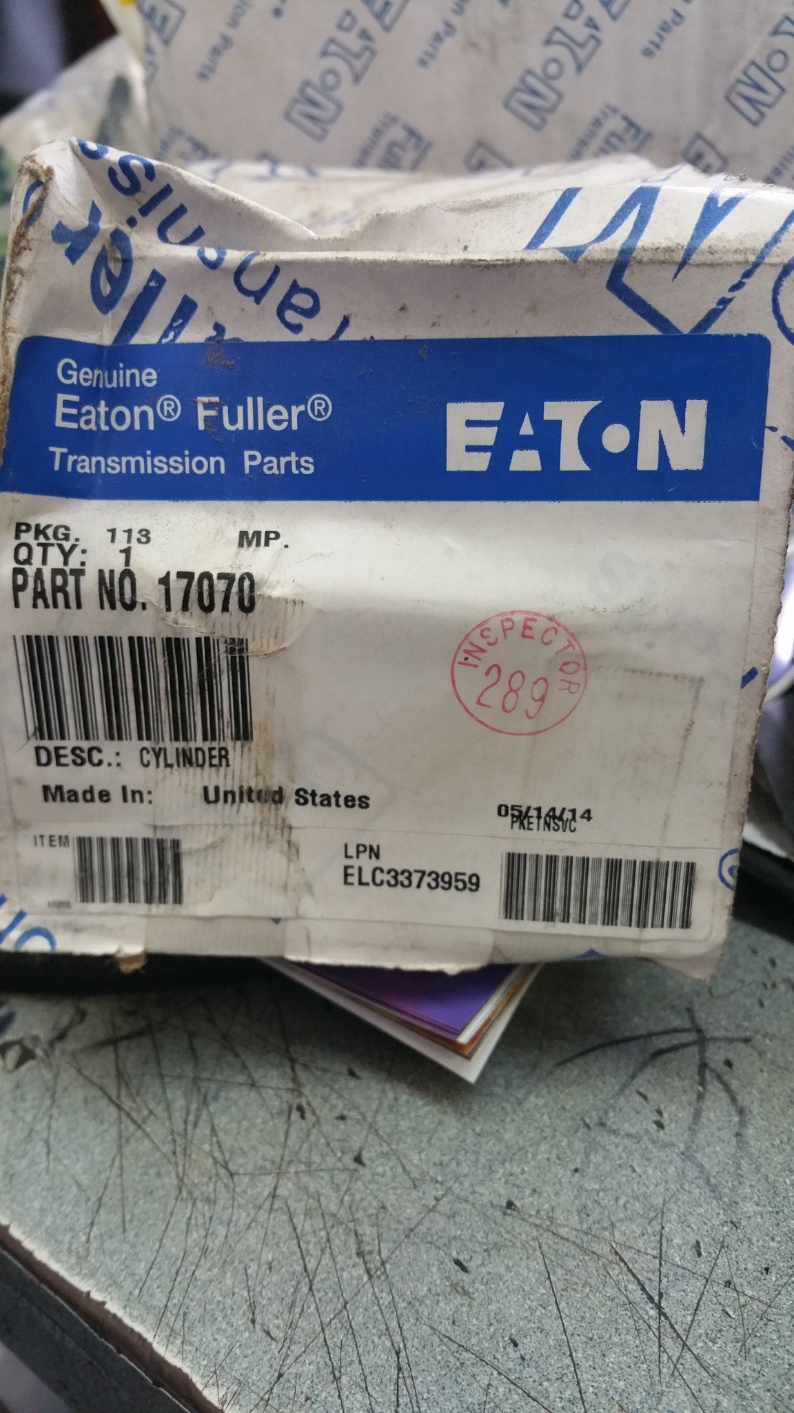 Fuller 17070 transmission cylinder OE