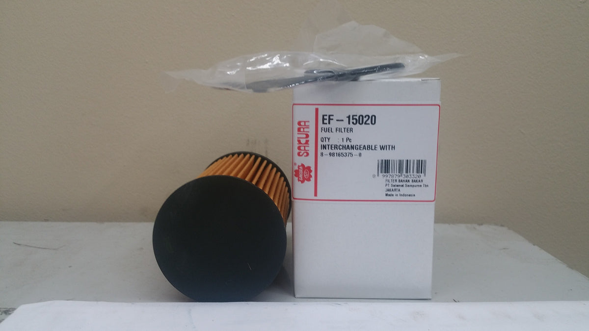 NQR, NPR NRR FUEL FILTER FOR 2011-2015 8 98165 375 0,  EF15020
