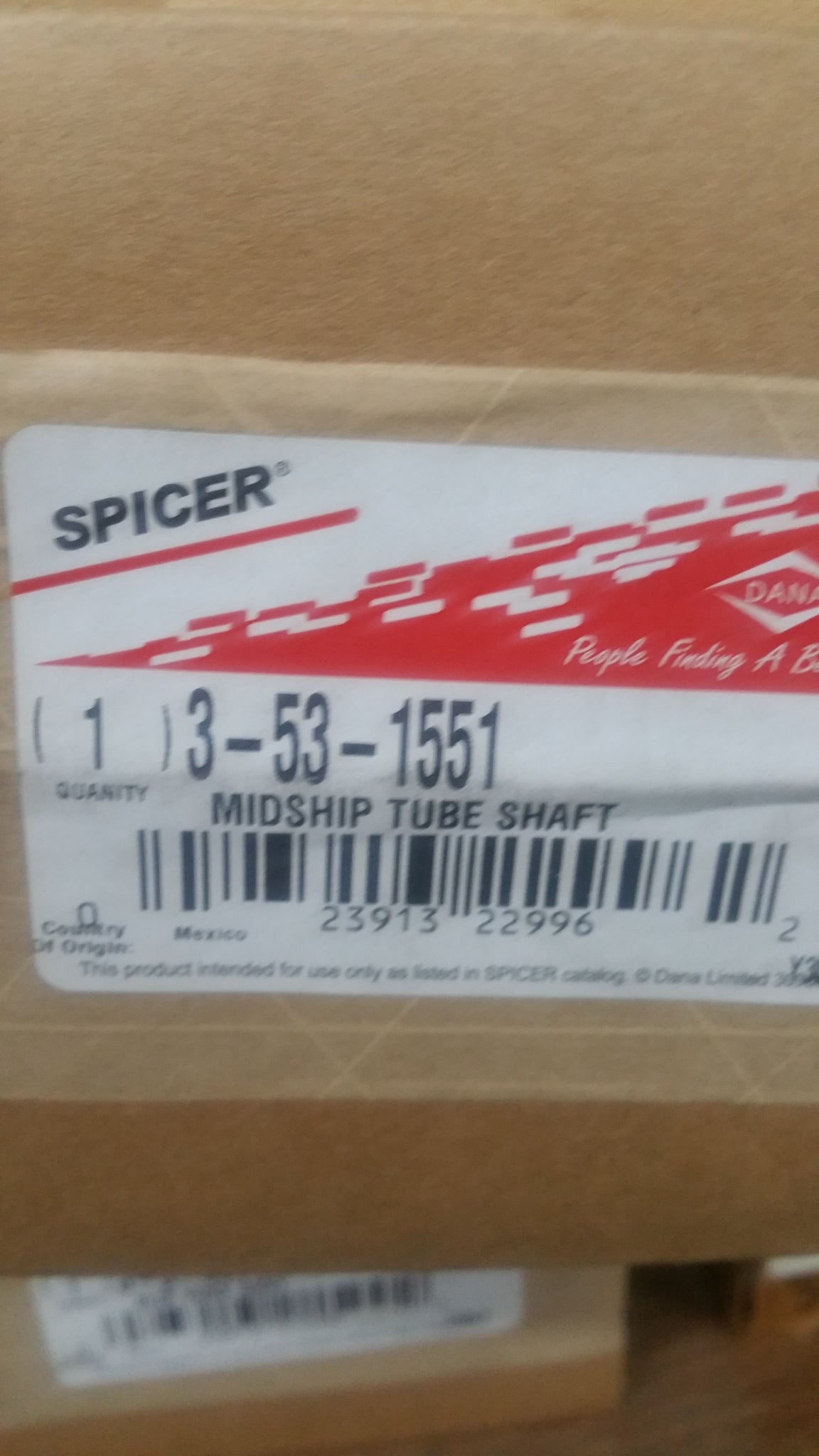 3-53-1551 mid shift tube shaft