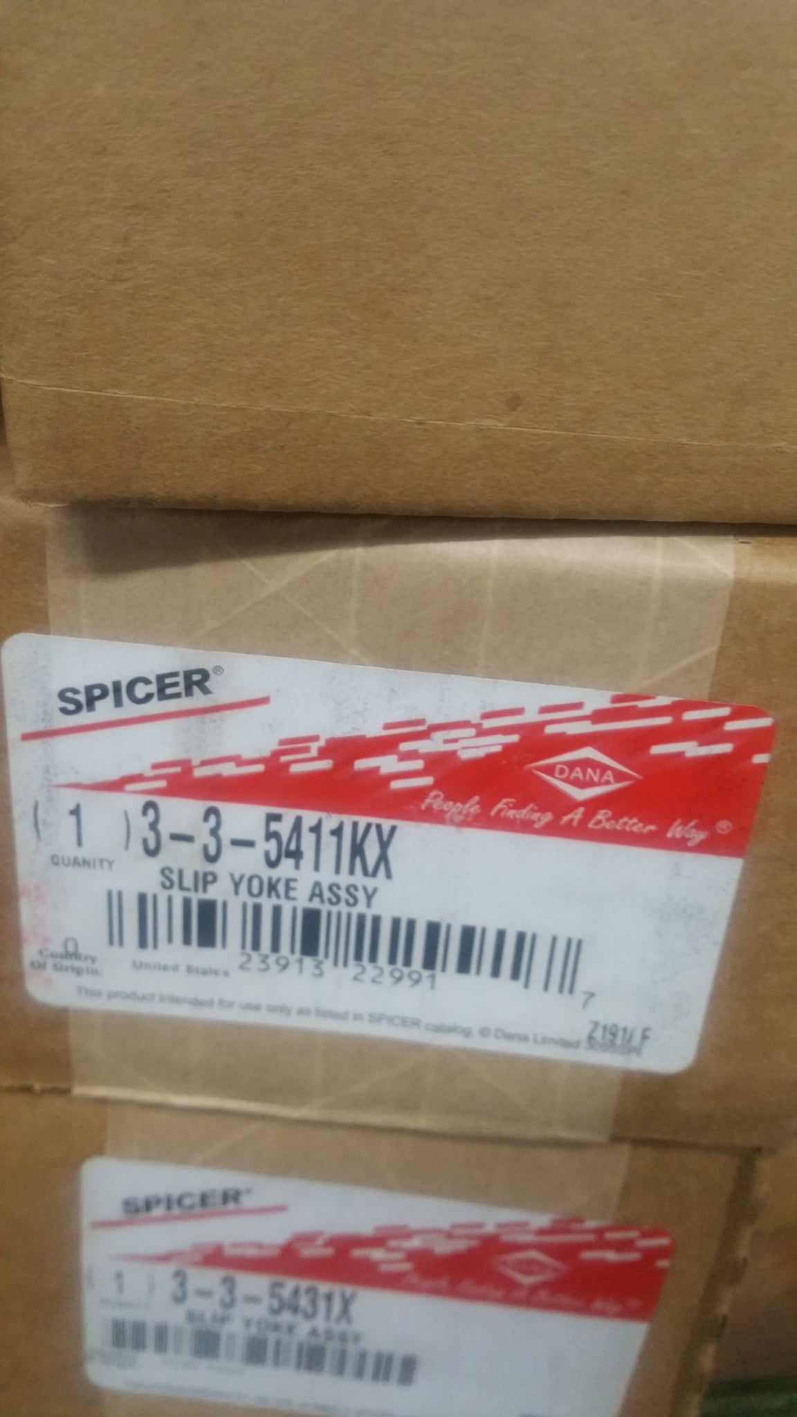 3-3-5411kx slip yoke assembly