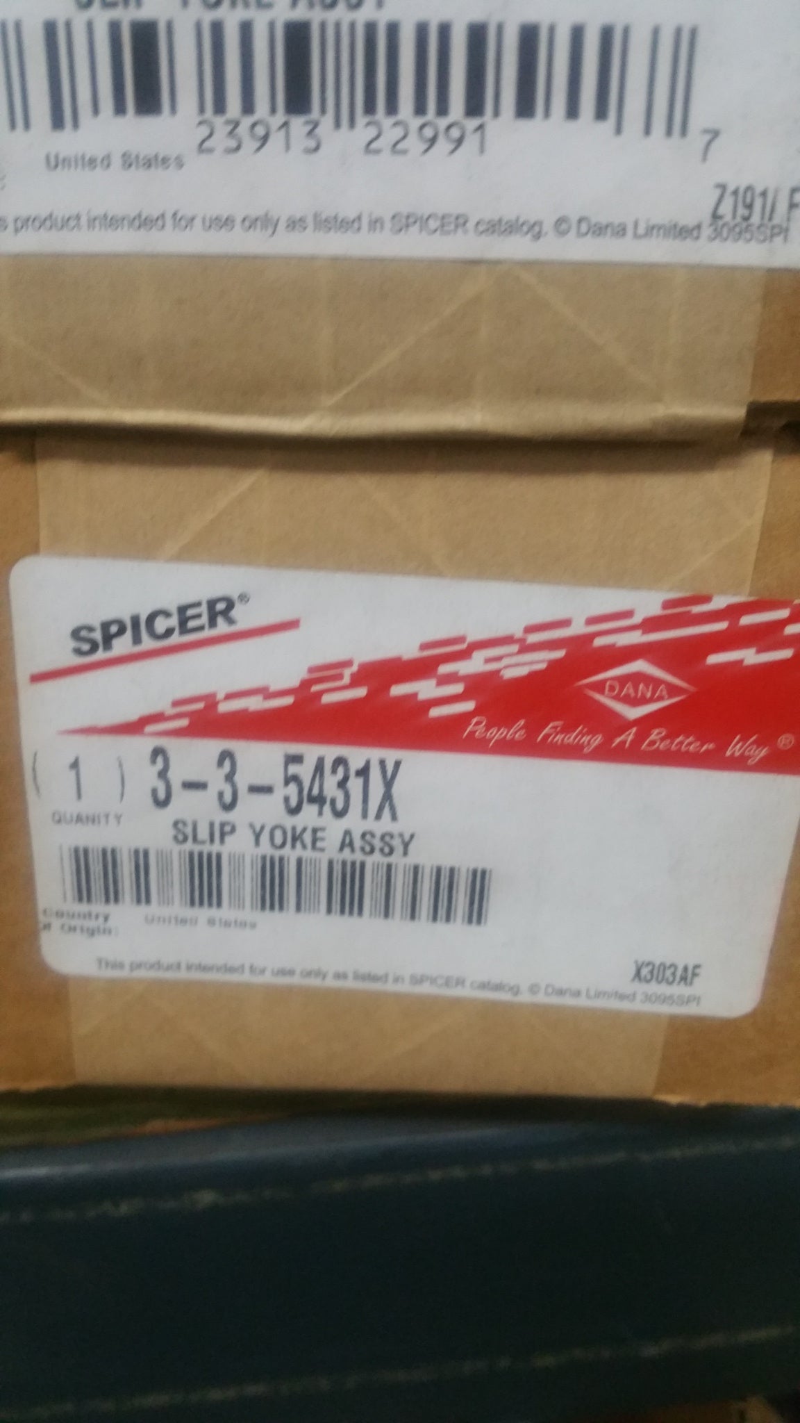 3-3-5431x slip yoke assembly