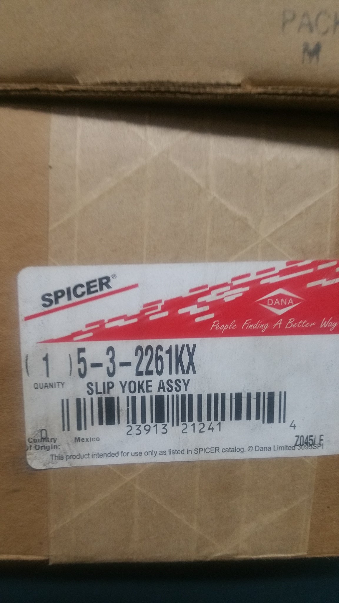 5-3-2261kx slip yoke assembly