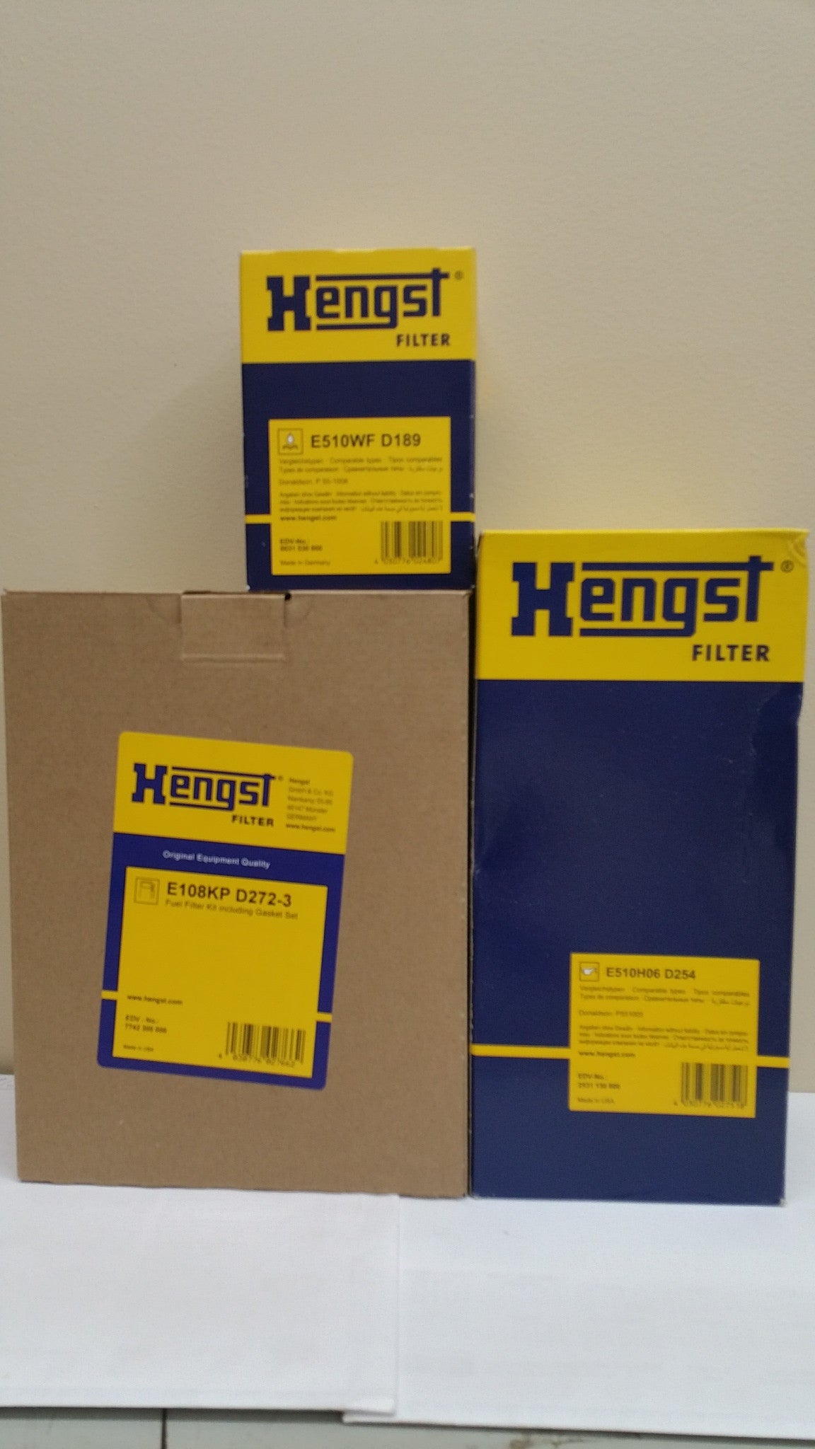 Detroit DD13 OIL, FUEL AND COOLANT FILTER KIT A472 108 05 09,A471 090 06 55, A472 203 02 55-DD13, --HENGST OE