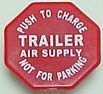 298817 RED Trailer Air Supply control KNOB 298817