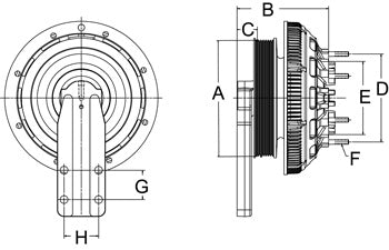 Horton Air Operated Fan Clutch (999712)