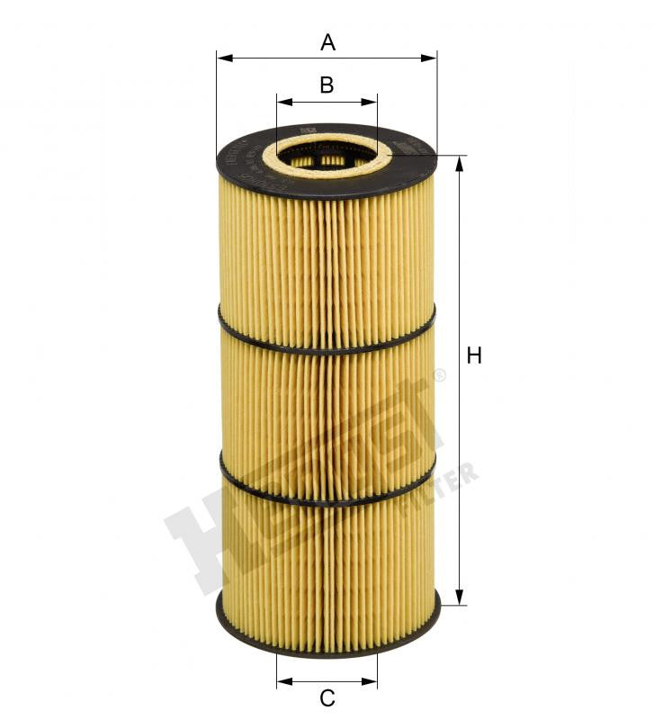 DETROIT DD15 OIL FILTER 472 180 05 09, P55105. P7505 ORIGINAL  OIL FILTER HENGST E510H06 D254