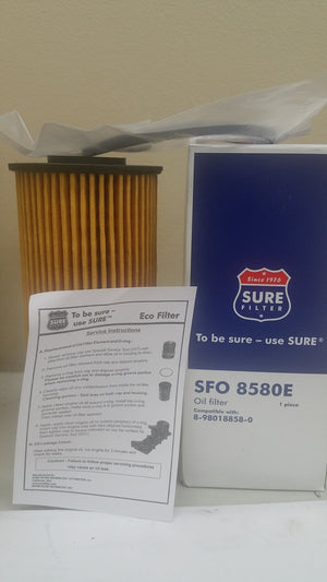 8-98018858-0 4JJJ1 3.0L Isuzu Eco Max oil filter SFO8580E